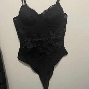 Black Lace Bodysuit